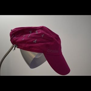 Oiselle Roga Foldable Cap, Magenta